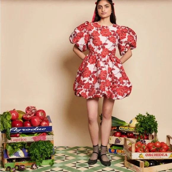 Sister Jane Wild Berry Jacquard Dress Dresses 